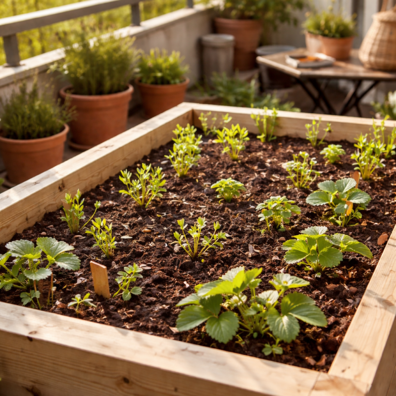 Warum ich mein Gemüse jetzt selbst anbaue: Meine Erfahrungen mit dem Hochbeet auf dem Balkon